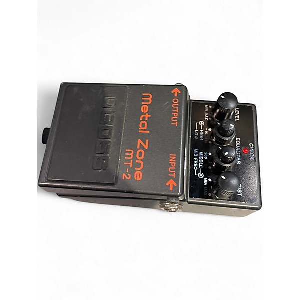 Used BOSS MT2 Metal Zone Distortion Effect Pedal