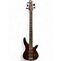 Used Ibanez SR505 5 String Brown Mahogany Electric Bass Guitar thumbnail