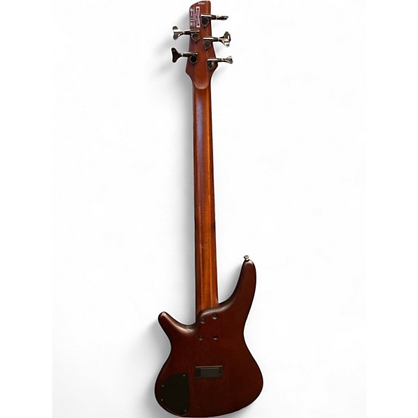 Used Ibanez SR505 5 String Brown Mahogany Electric Bass Guitar