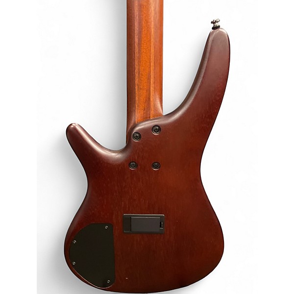 Used Ibanez SR505 5 String Brown Mahogany Electric Bass Guitar
