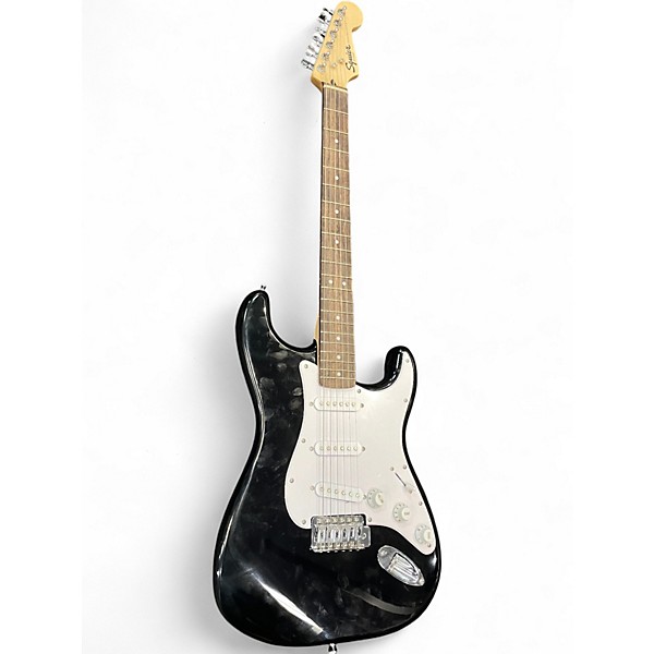 Used Squier Affinity Stratocaster Black Solid Body Electric Guitar