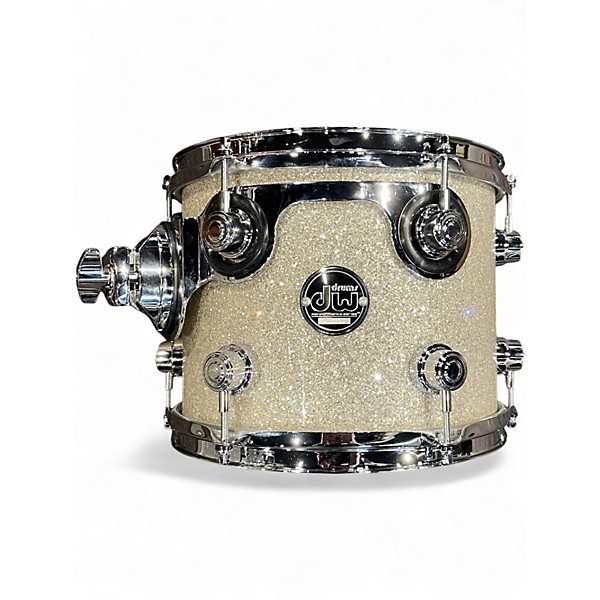 Used DW 4 Piece Performance Series BROKEN GLASS Drum Kit