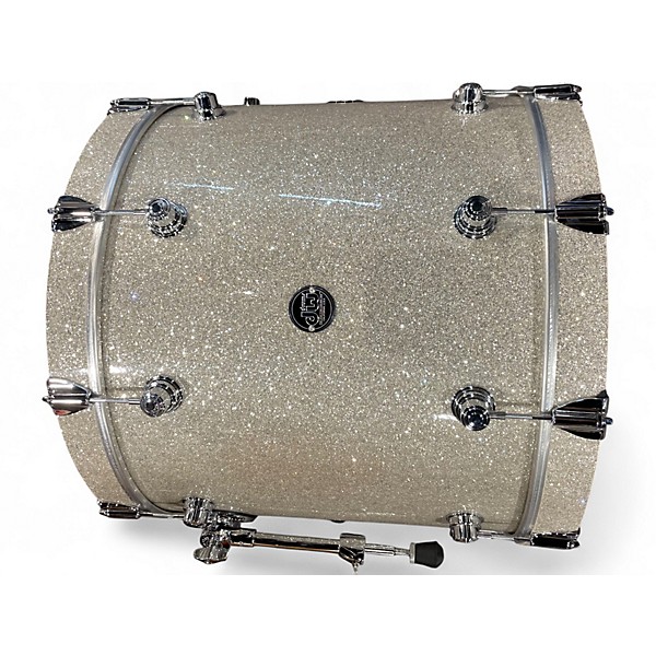 Used DW 4 Piece Performance Series BROKEN GLASS Drum Kit