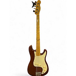 Used 1989 Fender Bullet Deluxe Brown Electric Bass Guitar