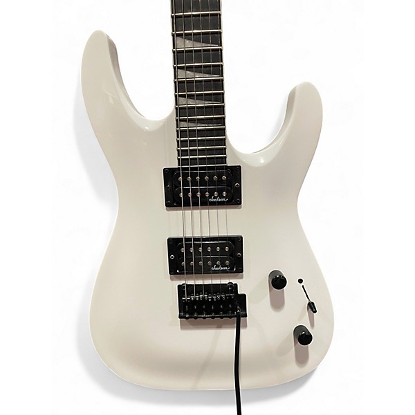 Used Jackson JS22 Dinky Snow White Solid Body Electric Guitar