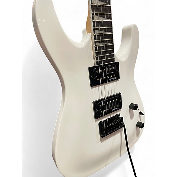 Used Jackson JS22 Dinky Snow White Solid Body Electric Guitar