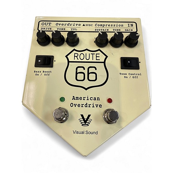 Used Visual Sound V2RT66 V2 Route 66 Overdrive Compressor Effect Processor