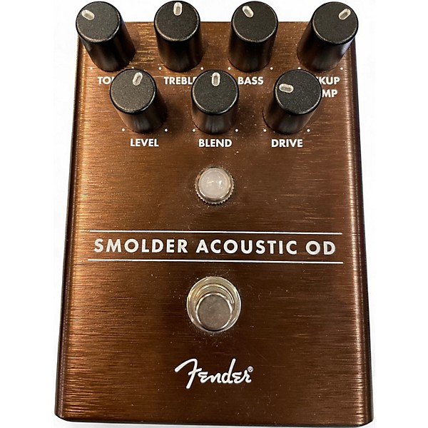 Used Fender SMOLDER ACOUSTIC OD Effect Pedal