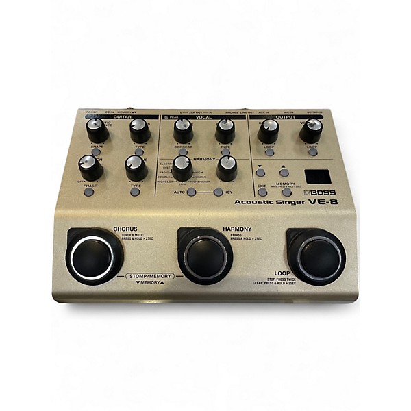 Used BOSS VE8 Acoustic Singer Effect Processor