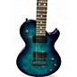 Used Schecter Guitar Research Solo Ocean Blue Burst Solid Body Electric Guitar