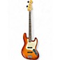 Used Fender 75th Anniversary Commemorative American Jazz Bass 2 Color Sunburst Electric Bass Guitar thumbnail