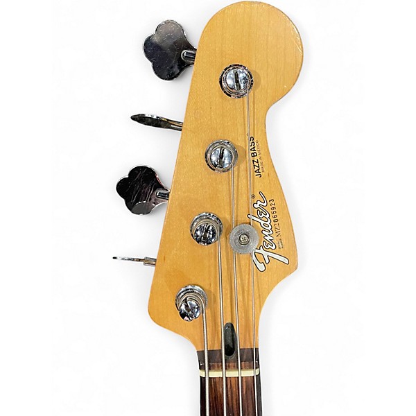 Used Fender 75th Anniversary Commemorative American Jazz Bass 2 Color Sunburst Electric Bass Guitar