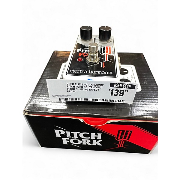 Used Electro-Harmonix Pitch Fork Polyphonic Pitch Shifting Effect Pedal