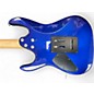 Used Ibanez GRX70QA Trans Blue Solid Body Electric Guitar