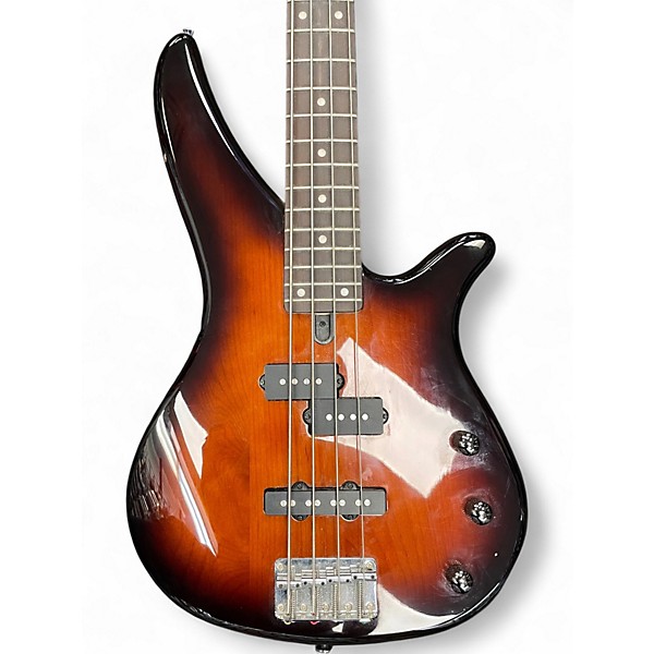 Used Yamaha RBX107 Sunburst Electric Bass Guitar