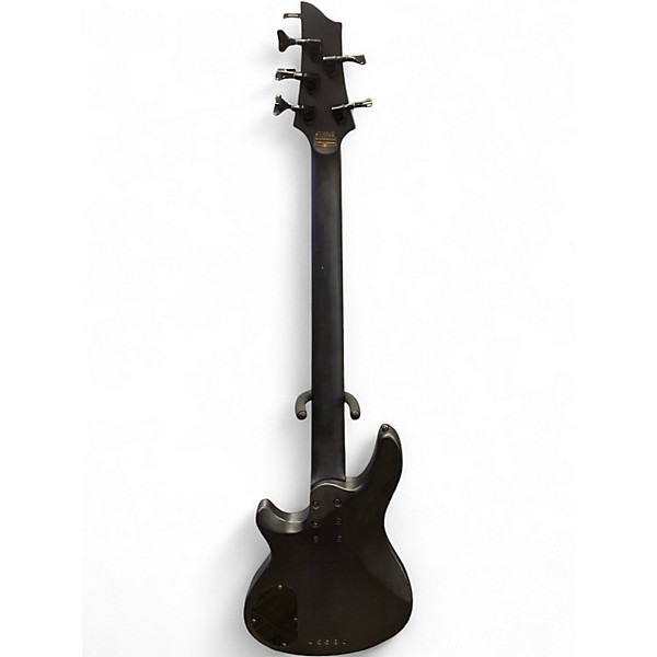 Used Schecter Guitar Research Omen 5 String Crimson Red Burst Electric Bass Guitar