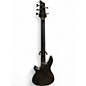 Used Schecter Guitar Research Omen 5 String Crimson Red Burst Electric Bass Guitar