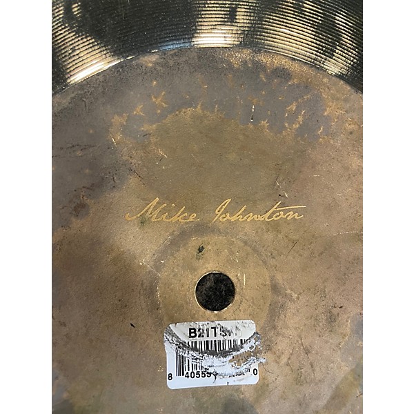 Used MEINL 21in MIKE JOHNSTON SIGNATURE TRANSITION RIDE Cymbal