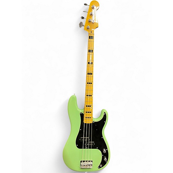 Used Squier Classic Vibe 1970S Precision Bass Seafoam Green Electric Bass Guitar