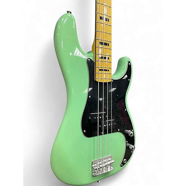 Used Squier Classic Vibe 1970S Precision Bass Seafoam Green Electric Bass Guitar