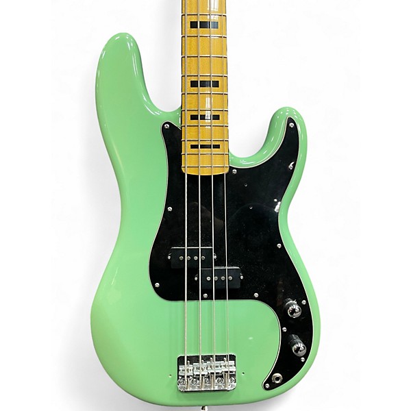 Used Squier Classic Vibe 1970S Precision Bass Seafoam Green Electric Bass Guitar
