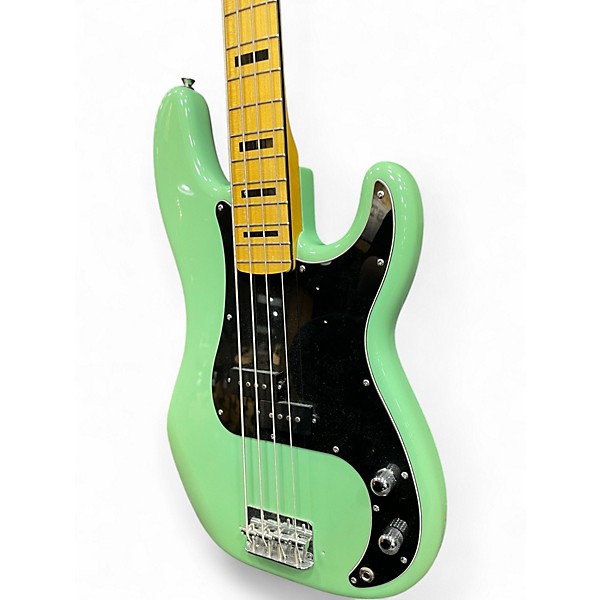 Used Squier Classic Vibe 1970S Precision Bass Seafoam Green Electric Bass Guitar