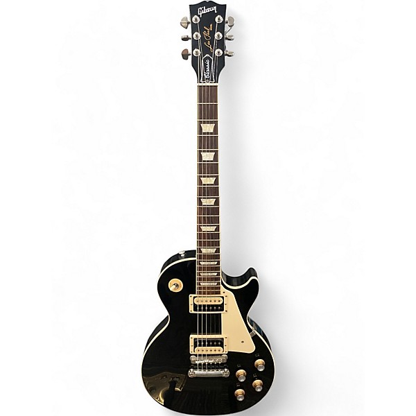 Used Gibson Les Paul Classic Ebony Solid Body Electric Guitar
