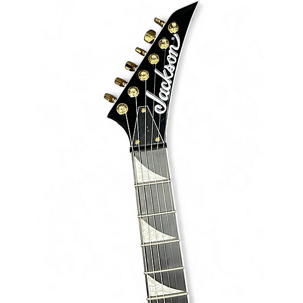 Used Jackson RR5 Randy Rhoads Black and Gold Solid Body Electric Guitar