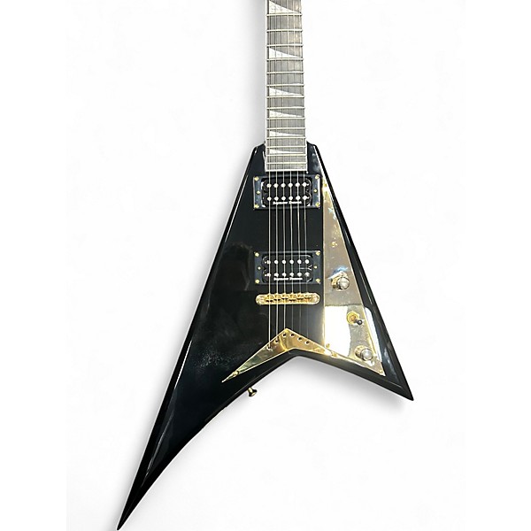 Used Jackson RR5 Randy Rhoads Black and Gold Solid Body Electric Guitar