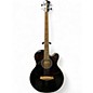 Used Ibanez AEB5E Black Acoustic Bass Guitar thumbnail