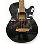 Used Ibanez AEB5E Black Acoustic Bass Guitar