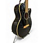 Used Ibanez AEB5E Black Acoustic Bass Guitar