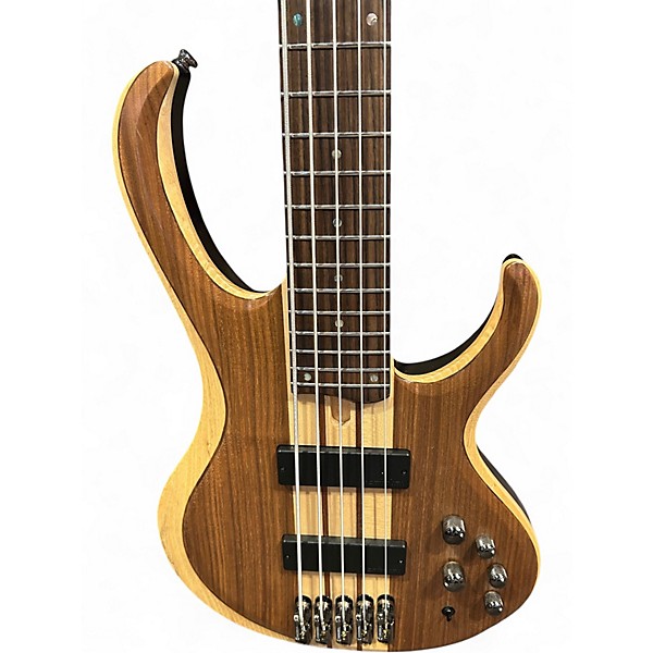 Used Ibanez BTB745 Natural Electric Bass Guitar