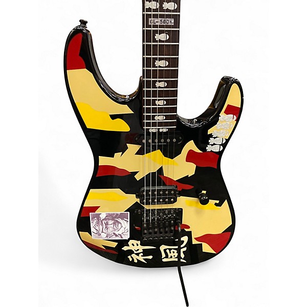 Used ESP LTD GL500K George Lynch Kamikaze Natural Solid Body Electric Guitar