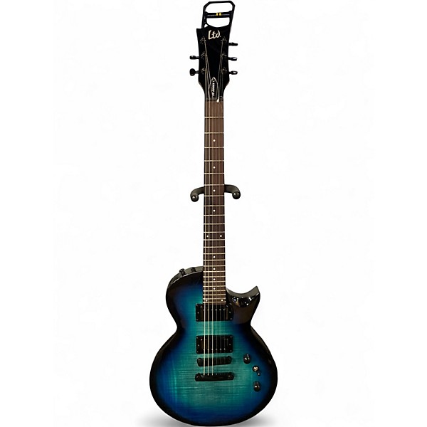 Used 2024 ESP LTD EC200DX Blue Burst Solid Body Electric Guitar