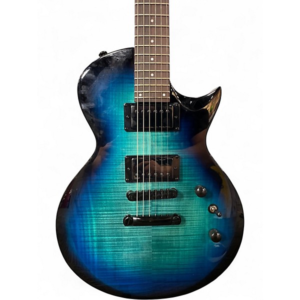 Used 2024 ESP LTD EC200DX Blue Burst Solid Body Electric Guitar