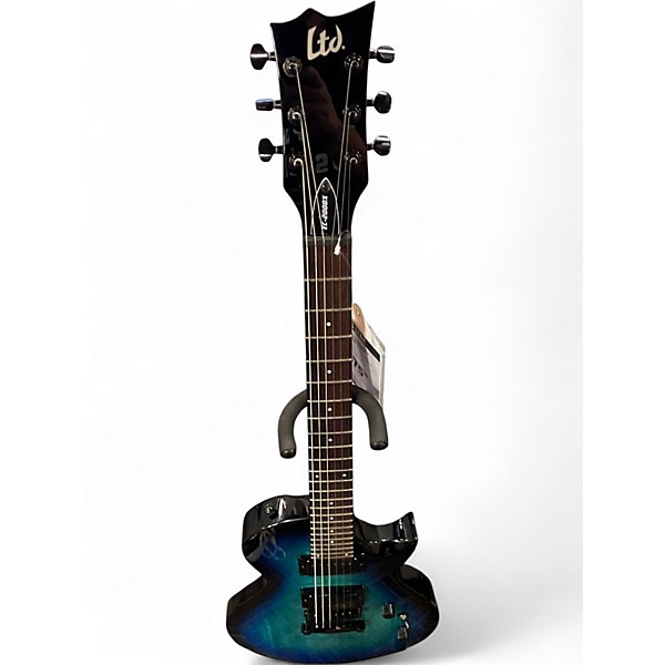 Used 2024 ESP LTD EC200DX Blue Burst Solid Body Electric Guitar