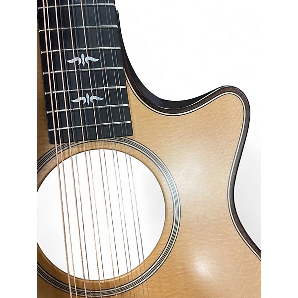 Used Taylor 652CE Builders Edition Natural 12 String Acoustic Guitar