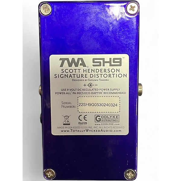 Used TWA SH9 Scott Henderson Signature Effect Pedal
