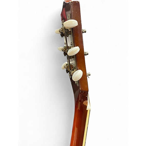 Vintage 1960s Harmony H54 Rocket Sunburst Hollow Body Electric Guitar