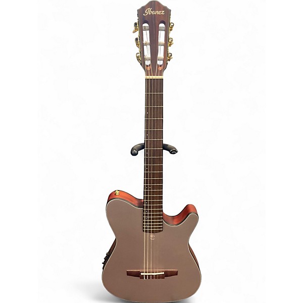 Used Ibanez FRH10N rose gold Classical Acoustic Electric Guitar