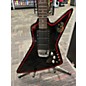Vintage 1980s Harmony H818b Explorer Black Solid Body Electric Guitar