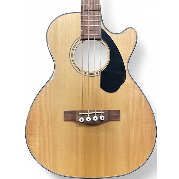 Used Fender CB-60SCE Natural Acoustic Bass Guitar