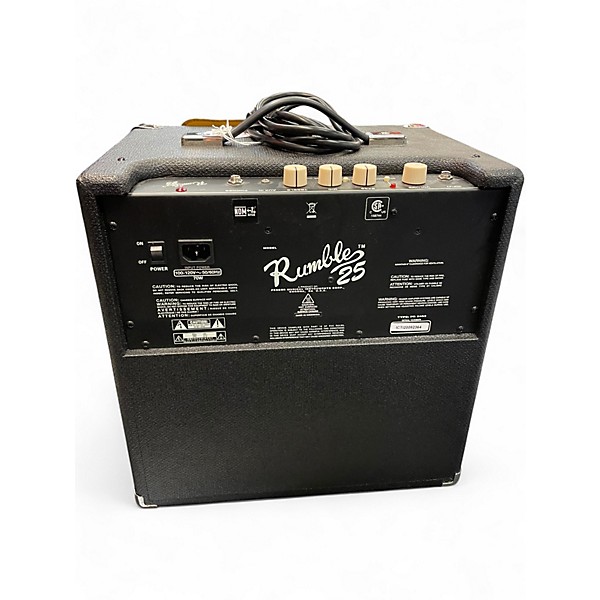 Used Fender Rumble 25 25W 1x8 Bass Combo Amp