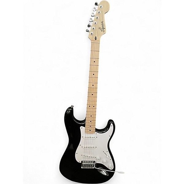 Used Squier Affinity Stratocaster Black Solid Body Electric Guitar
