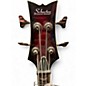 Used Schecter Guitar Research Stiletto Extreme 4 String Black Cherry Electric Bass Guitar