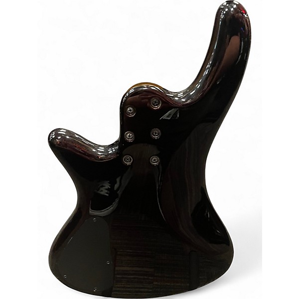 Used Schecter Guitar Research Stiletto Extreme 4 String Black Cherry Electric Bass Guitar