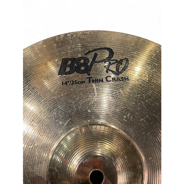 Used SABIAN 14in B8 PRO THIN CRASH Cymbal