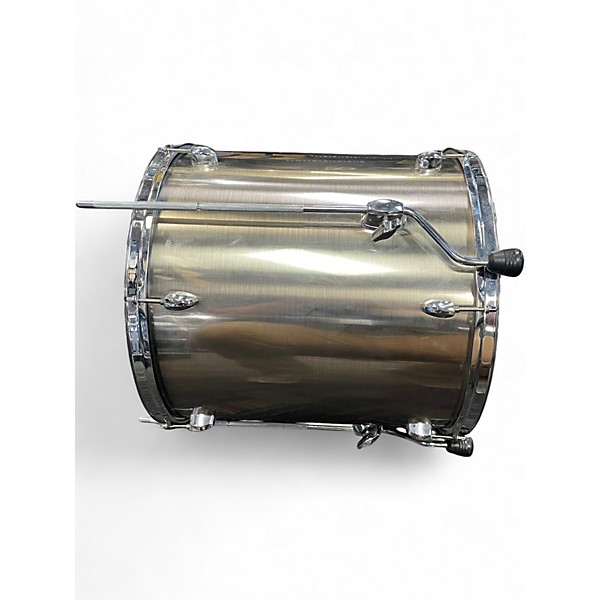 Used Pearl 5 Piece Export BRUSHED SILVER  Drum Kit