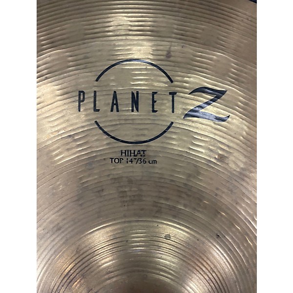 Used Zildjian 14in Planet Z Hi Hat Pair Cymbal